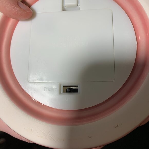 NWB Pink Ceramic Lighted Easter Tree with Multicolor Lights and Egg Topper - Picture 3 of 5